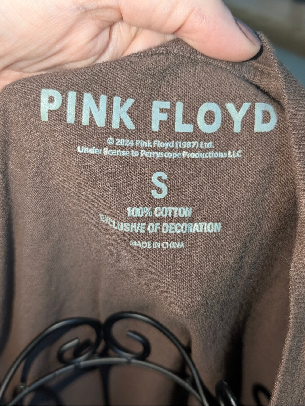 Pink Floyd Queen Elizabeth Hall London South Bank Graphic T-Shirt Size Small - Picture 3 of 3